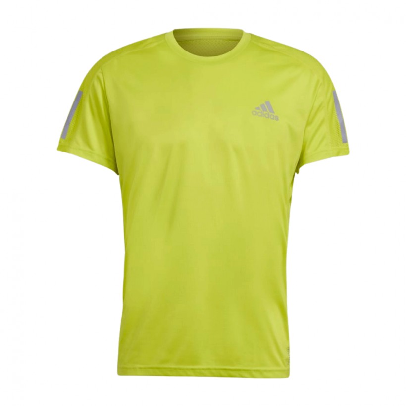 Adidas Own The Run Yellow T-shirt