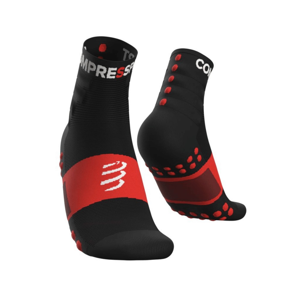 Calcetines Compressport Training Pack de 2 Negro