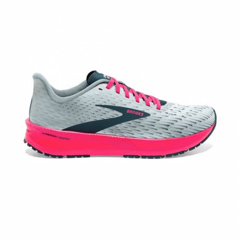 Zapatillas Brooks Hyperion Tempo Gris Rosa OI20 Mujer
