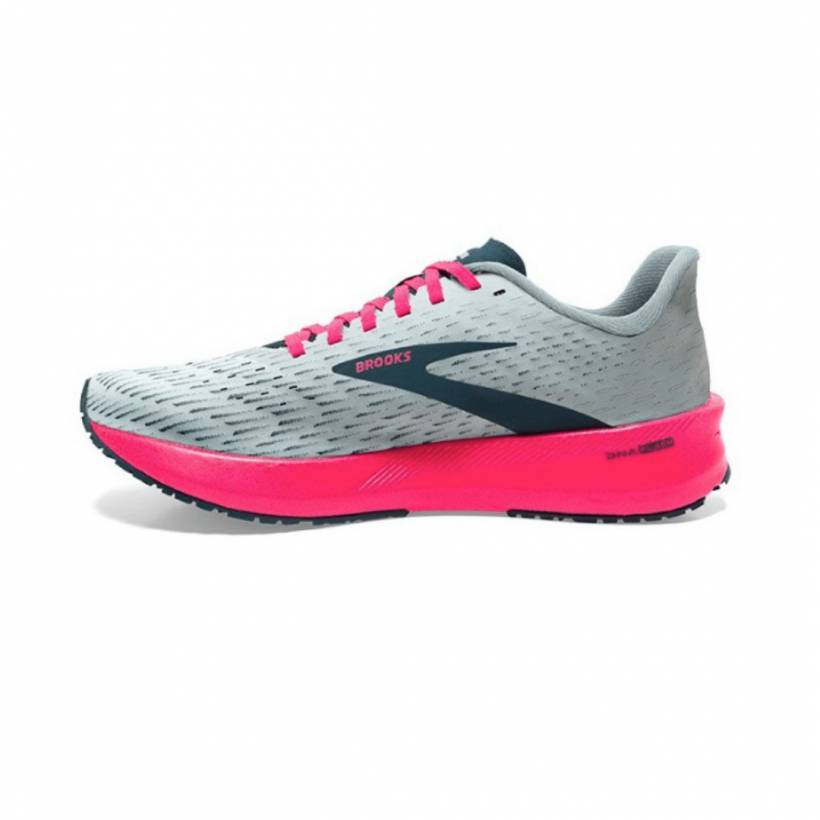 Brooks Hyperion Tempo Shoes Gray Pink AW20 Woman