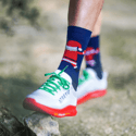 Sporcks Crazy Santa Navy Blue Socks
