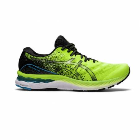 Asics Gel Nimbus 23 Laufschuhe Limonengrun Schwarz SS21