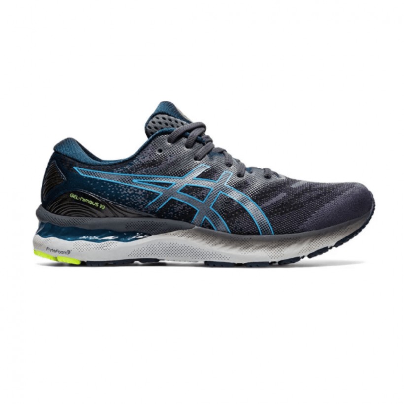 Chaussures Running Asics Gel Nimbus 23 Gris Bleu SS21