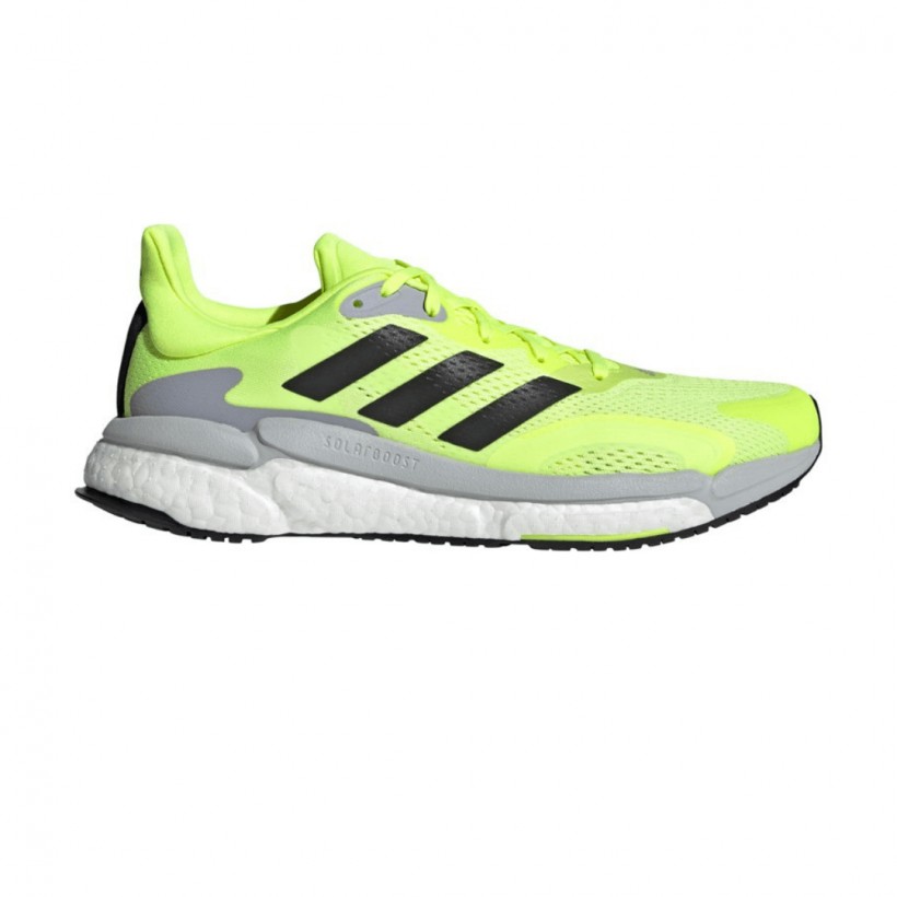 Adidas Solar Boost 3 Running Shoes Fluor Yellow Black Gray SS21