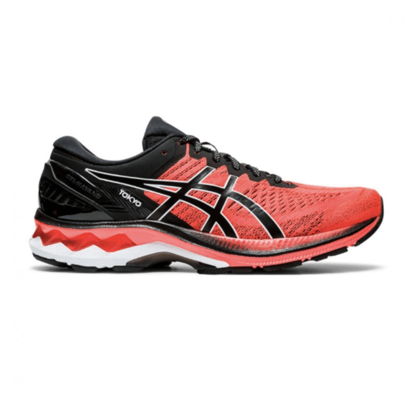 Asics Gel-Kayano 27 Tokyo Rot Schwarz SS21 Laufschuhe