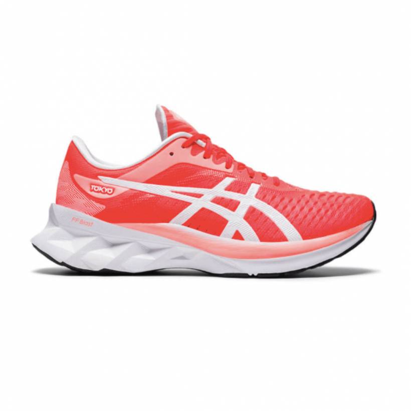 Zapatillas Asics Novablast Tokyo Coral Blanco PV21 Mujer