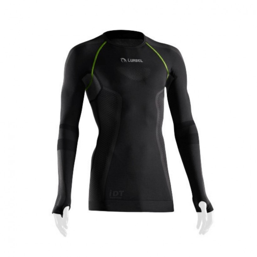 Lurbel Cristallo long sleeve base layer Black pistachio green