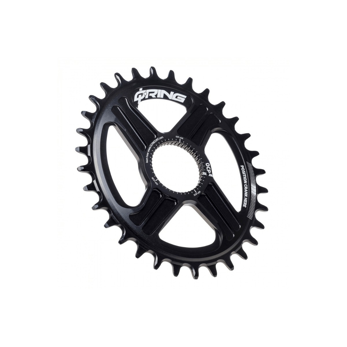 Rotor Qrings SH1x12 oval MTB chainring Q34t DM