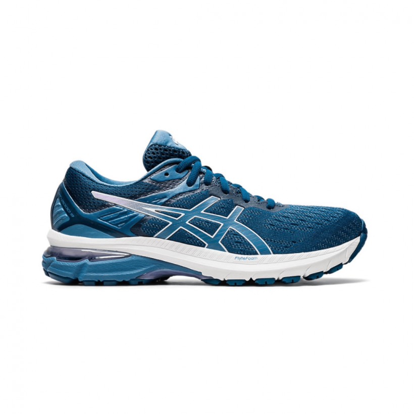 Chaussures de course pour femmes Asics GT-2000 9 bleu gris