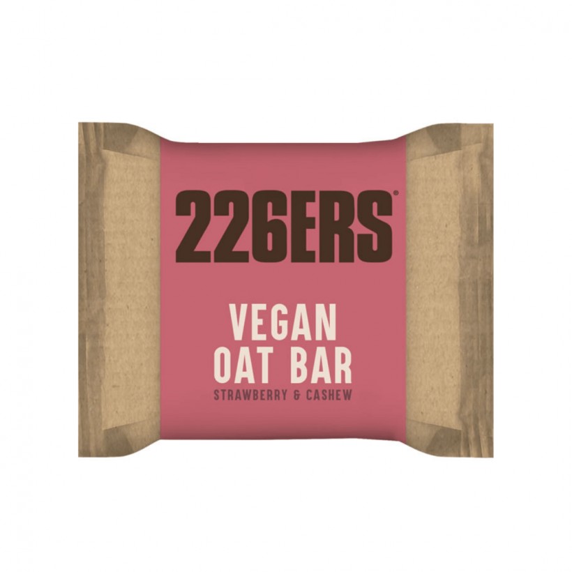 Bar 226ERS Vegana Oatmeal Strawberry and Cashew Bar 50g