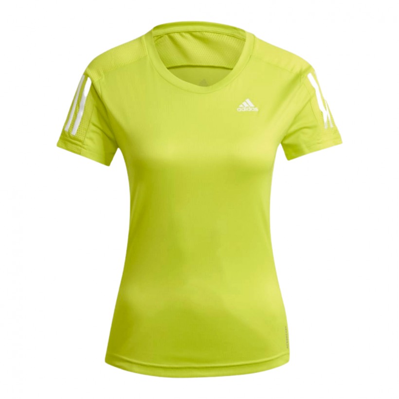 Adidas Own The Run Yellow Woman T-Shirt