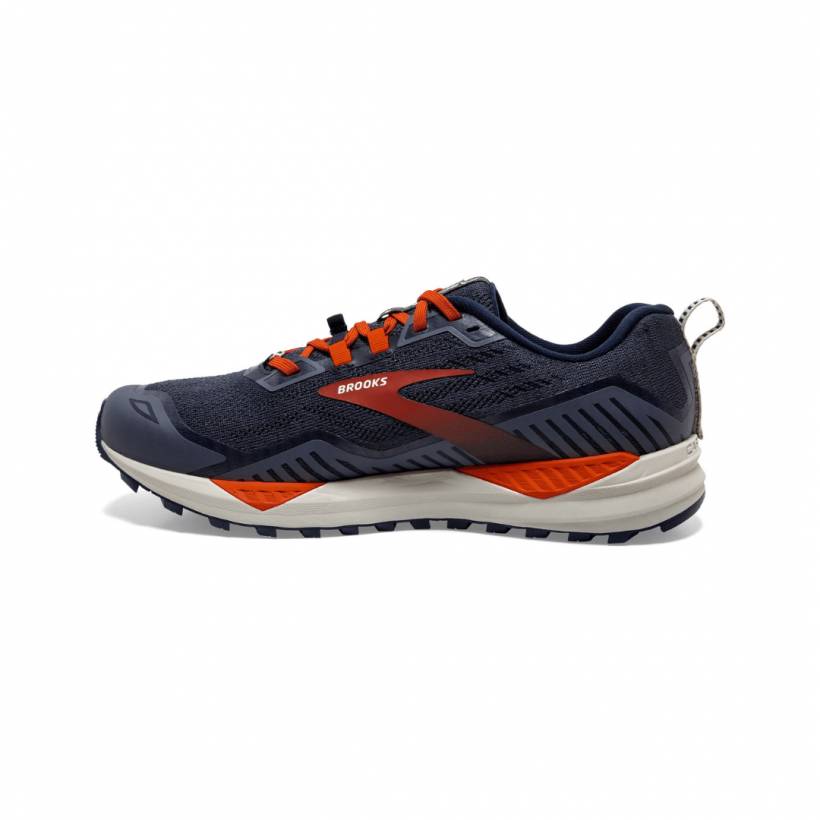 Brooks Cascadia 15 Niebiesko Pomarańczowe Buty Męskie