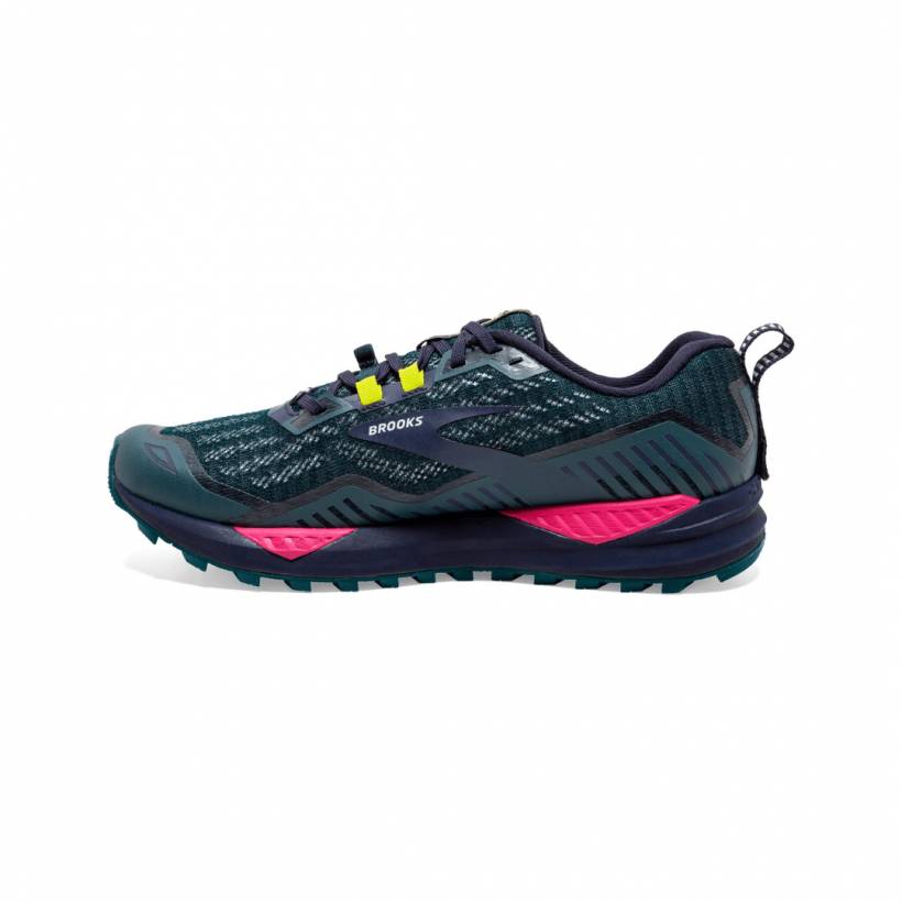 Scarpe Brooks Cascadia 15 Blu Rosa Giallo Donna