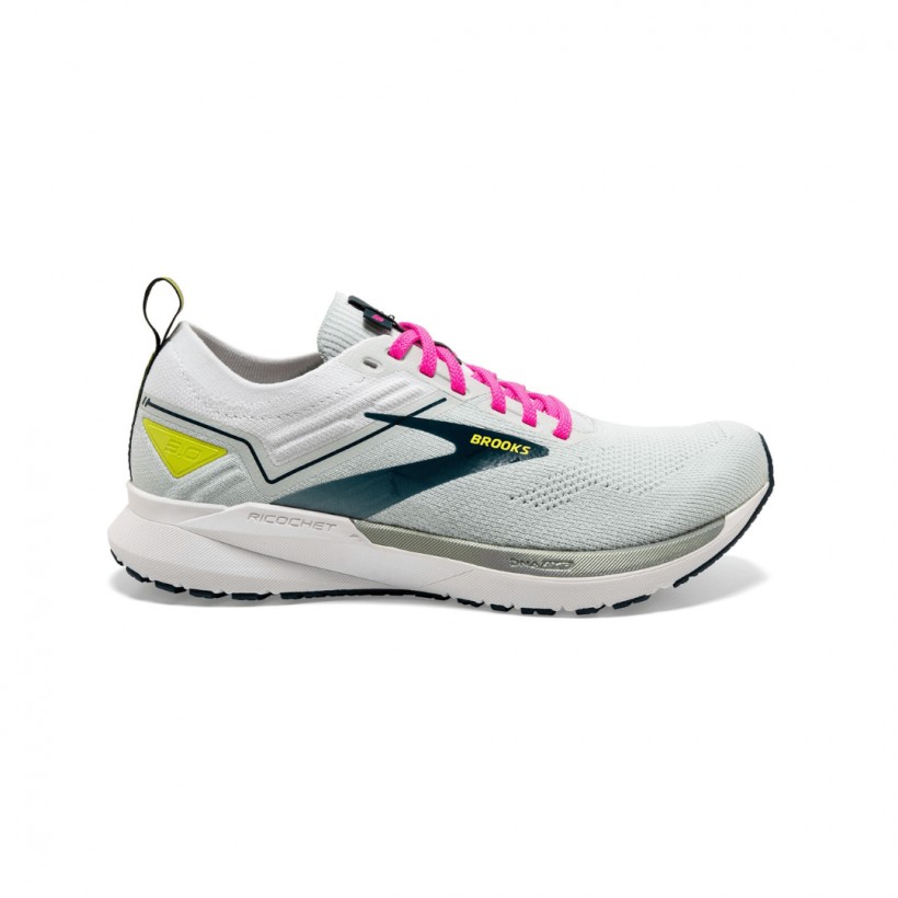 Brooks Ricochet 3 Shoes Gray Pink