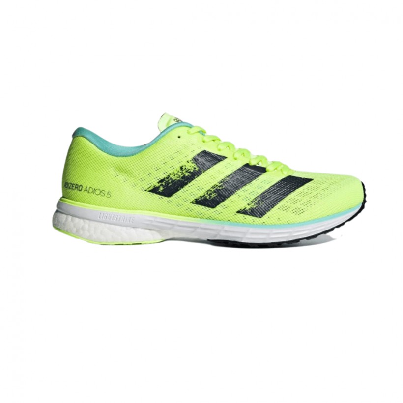 Adidas Adizero Adios 5 Yellow Fluor Blue SS21 Women's Running Shoes