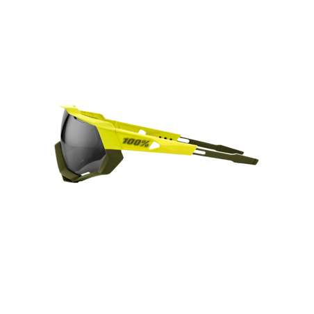 100% Speedtrap Soft Tact Banana Goggles - Black Lens