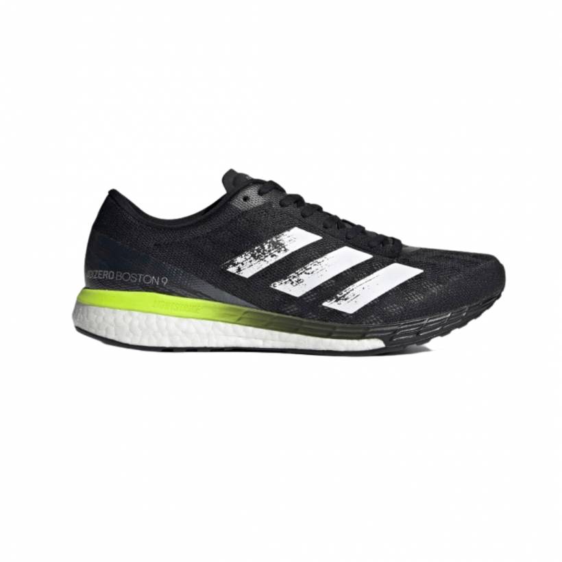 Tênis Adidas Adizero Boston 9 Preto Amarelo Fluor SS21
