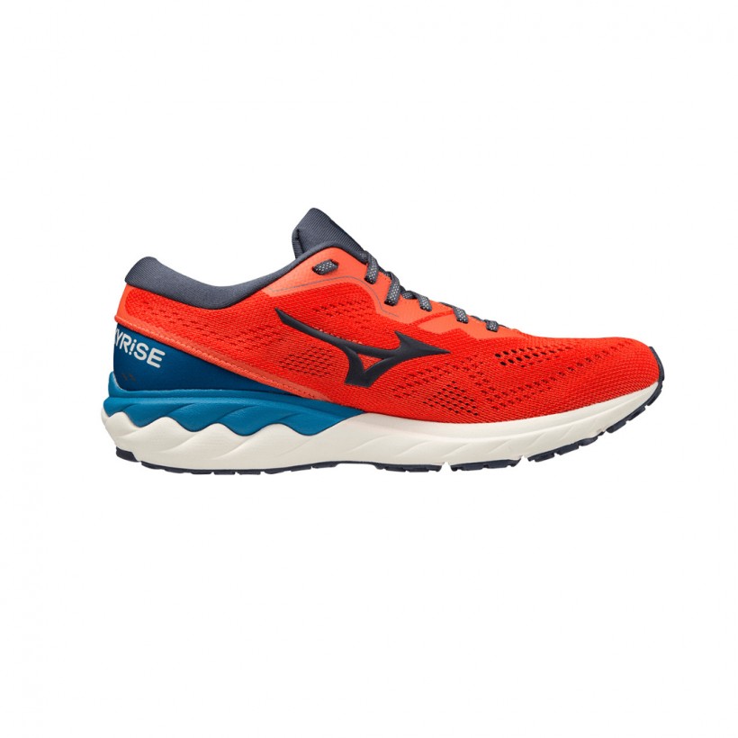 Mizuno Wave Skyrise 2 Red Blue White SS21 Shoes