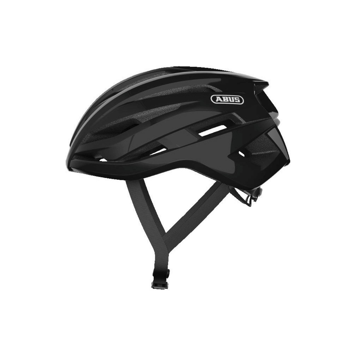 Abus Stormchaser Helm Black Gloss, Größe M