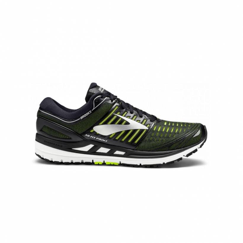 Brooks Transcend 5 Negro Amarillo