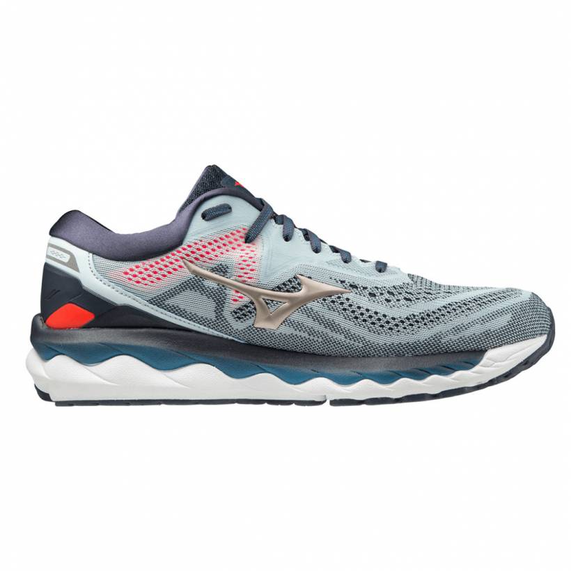 Mizuno Wave Sky 4 Grigio Blu Rosso