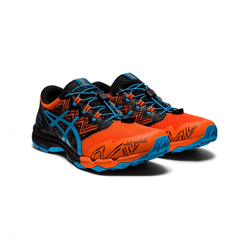 Asics Gel Fujitrabuco Sky Orange Black PV21 Running Shoes