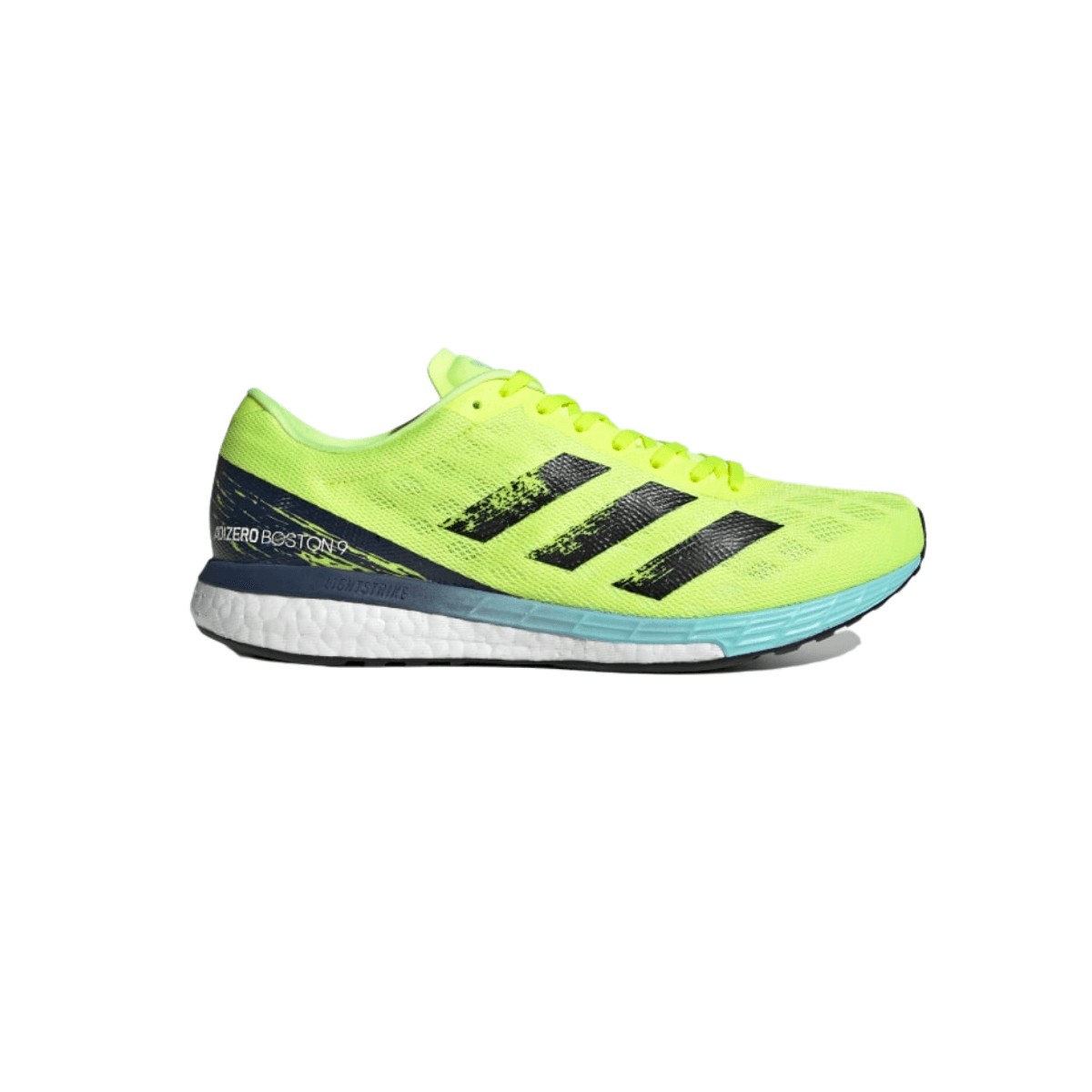 Adizero Boston Black Yellow Fluor Blue SS21