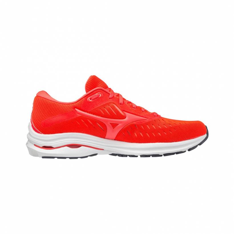 Scarpe Mizuno Wave Rider 24 Rosse Bianche SS21