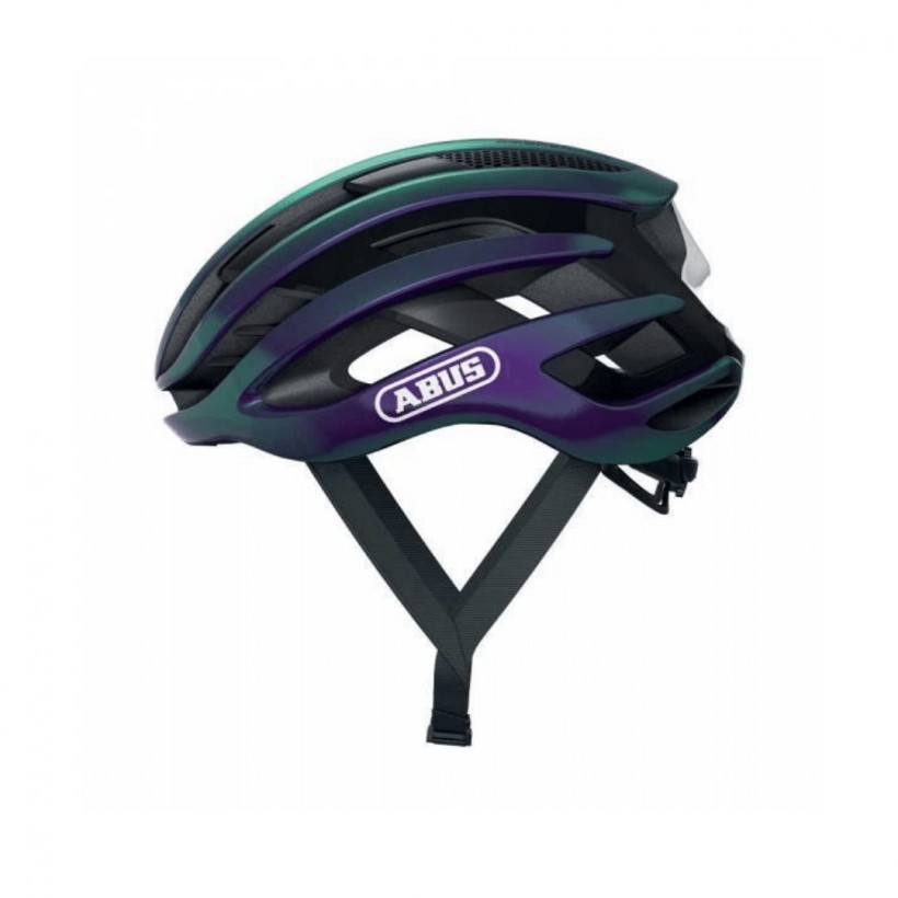 Capacete Abus AirBreaker Flipflop Preto Roxo
