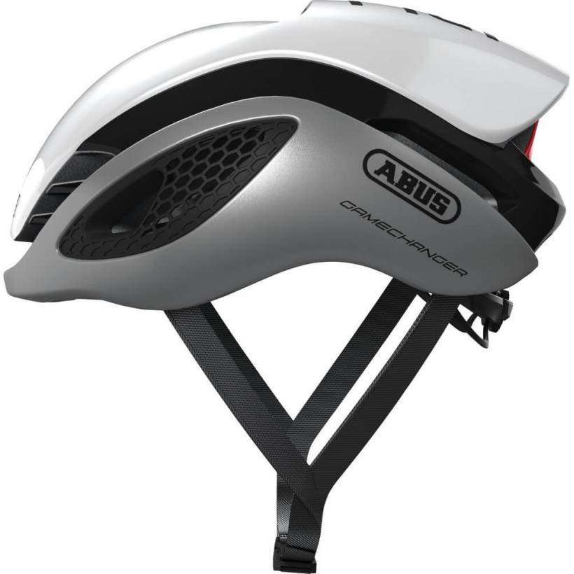 Kask Abus Gamechanger Srebrno-Biały