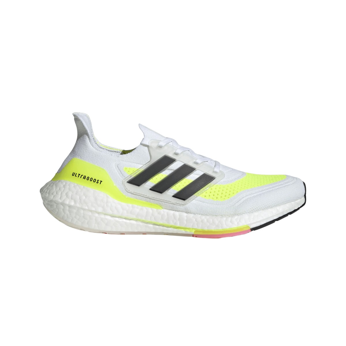 Adidas Ultra Boost 21 Laufschuhe WeiB Gelb SS21