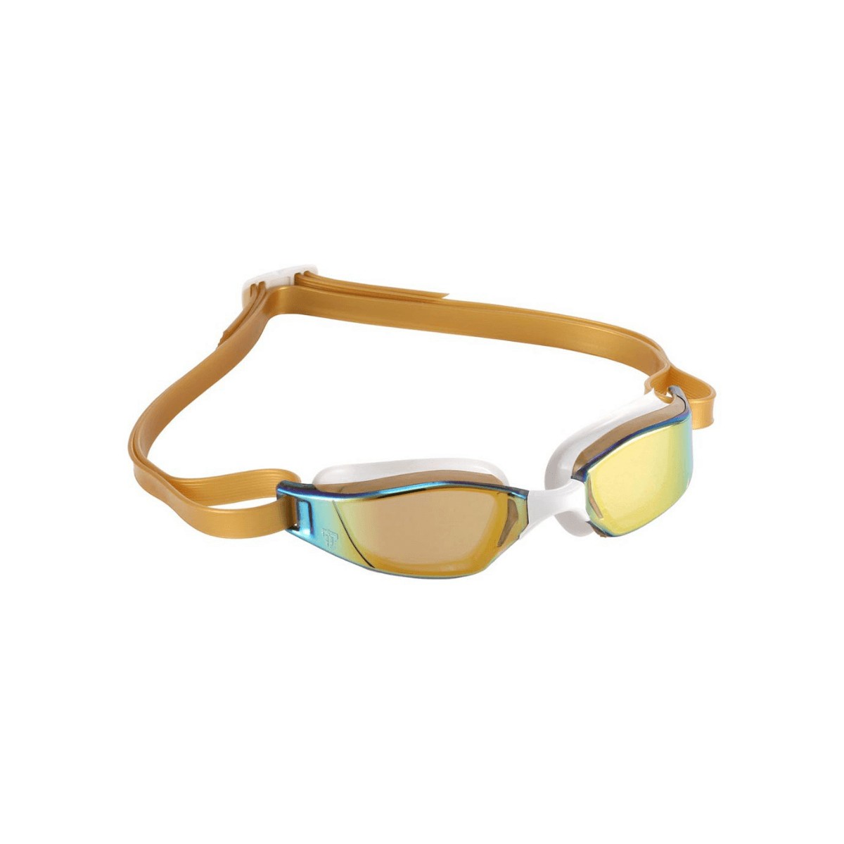 mit Brille günstig Kaufen-Michael Phelps Xceed Schwimmbrille Gold Weiß. Michael Phelps Xceed Schwimmbrille Gold Weiß <![CDATA[Michael Phelps Xceed Schwimmbrille Gold Weiß  Die Michael Phelps Xceed Schwimmbrille mit verspiegelten Gläsern kombiniert die Technologie der 