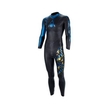 Fato de mergulho Aqua Sphere Phantom V3 Preto Azul Ouro