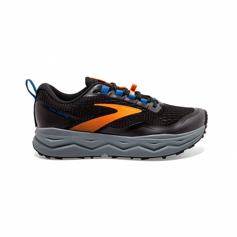 Caldeira Brooks 5 Sapatos Preto Laranja