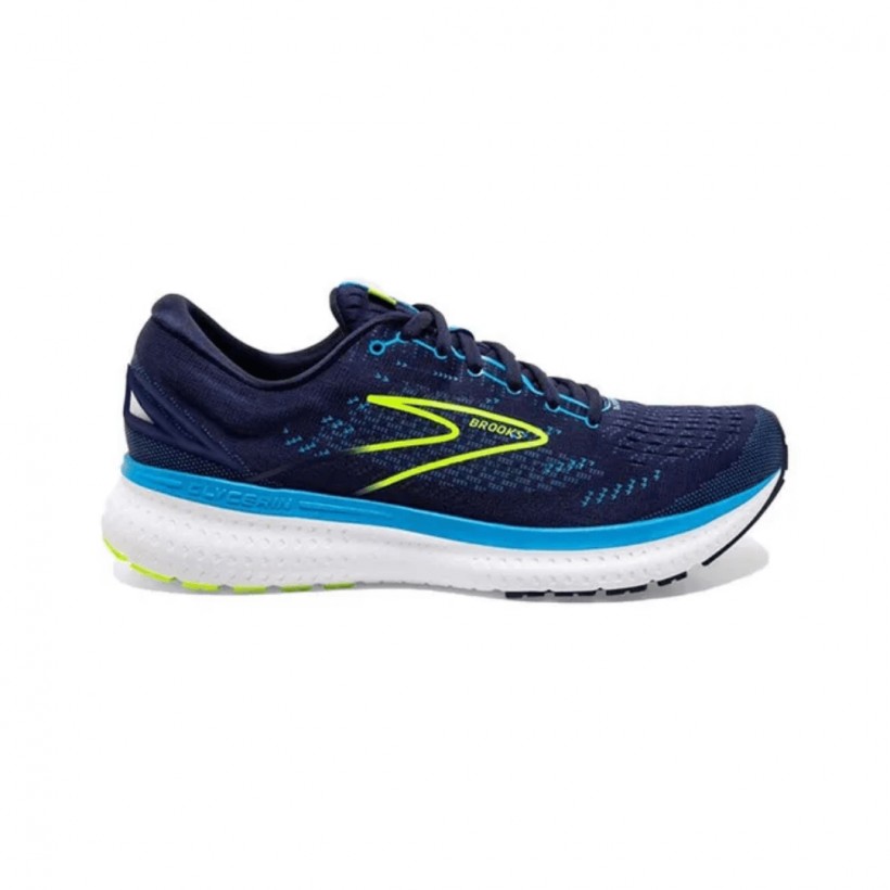 Brooks Glycerin 19 Shoes Navy Blue White