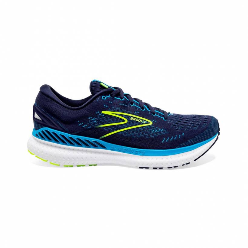Glicerina Brooks GTS 19 Azul Marinho Branco