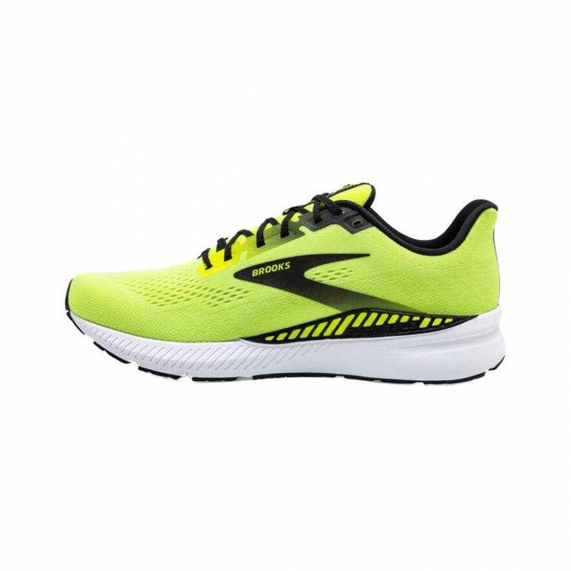 Brooks Launch GTS 8 scarpe giallo fluo bianco nero