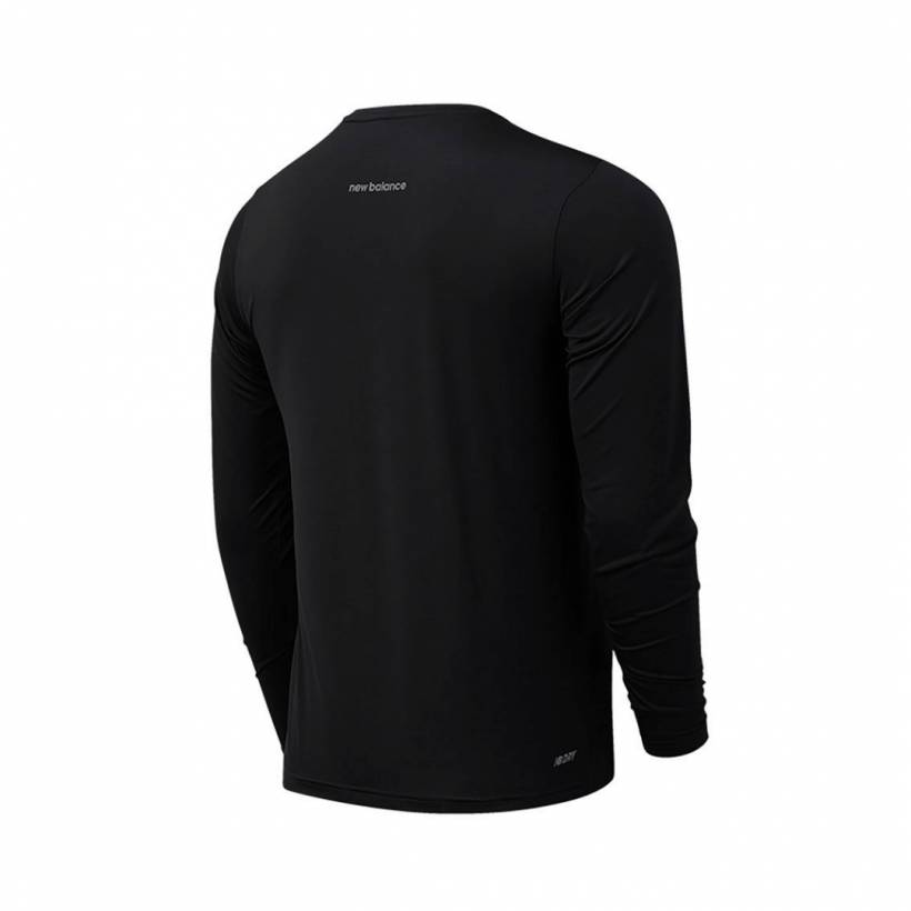 New Balance Accelerate Langarm T-Shirt Schwarz