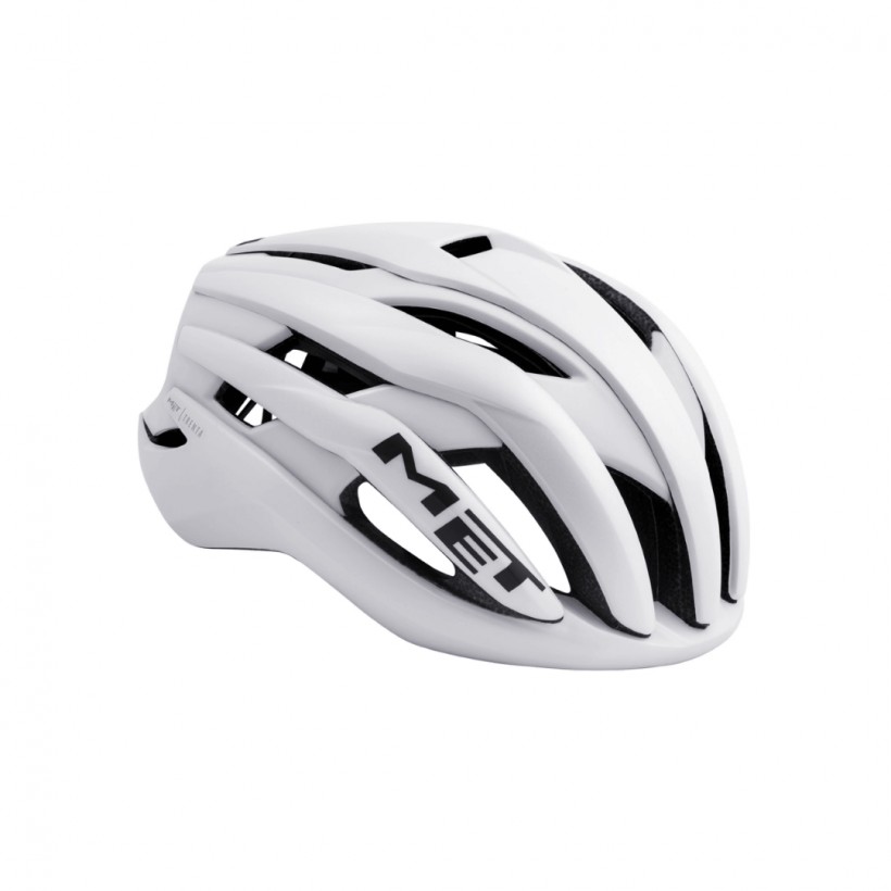 Casco ciclismo Met Trenta Carretera blanco hombre