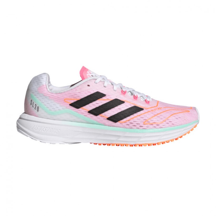 Adidas SL20 Summer Ready Pink White Woman SS21 Sneakers