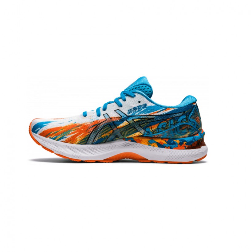 Asics Gel Nimbus 23 Running Shoes Blue Orange SS21