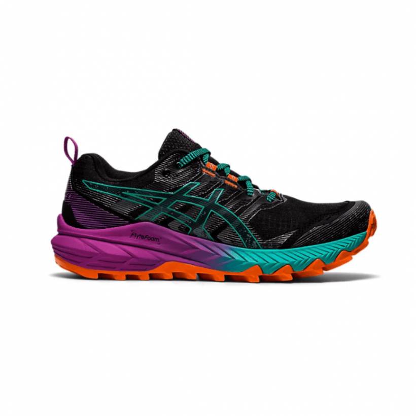 Scarpe Asics Gel Trabuco 9 Nere Viola Arancio SS21 Donna