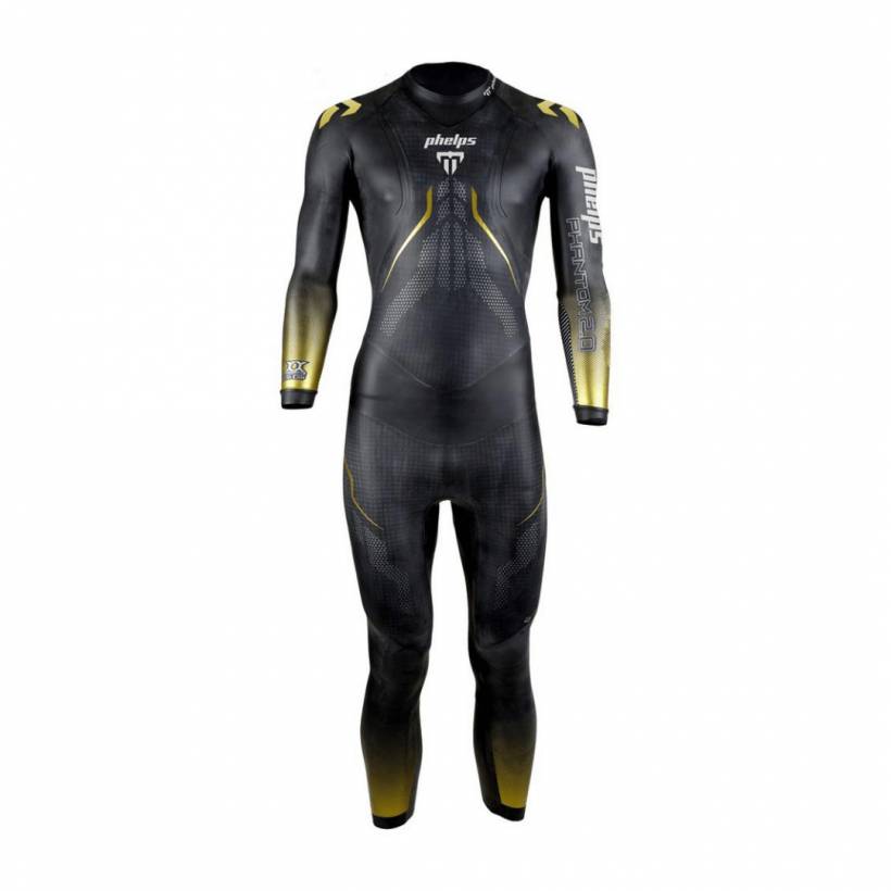 Neopreno Phelps Phantom 2.0 Negro Amarillo Hombre