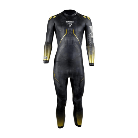 Phelps Phantom 2.0 Black Yellow Wetsuit for Men