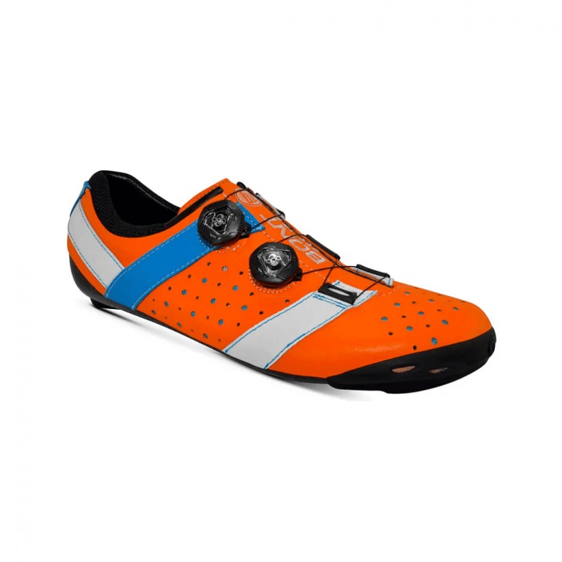 Bont Vaypor + Kangaroo Leather Shoes Orange Blue