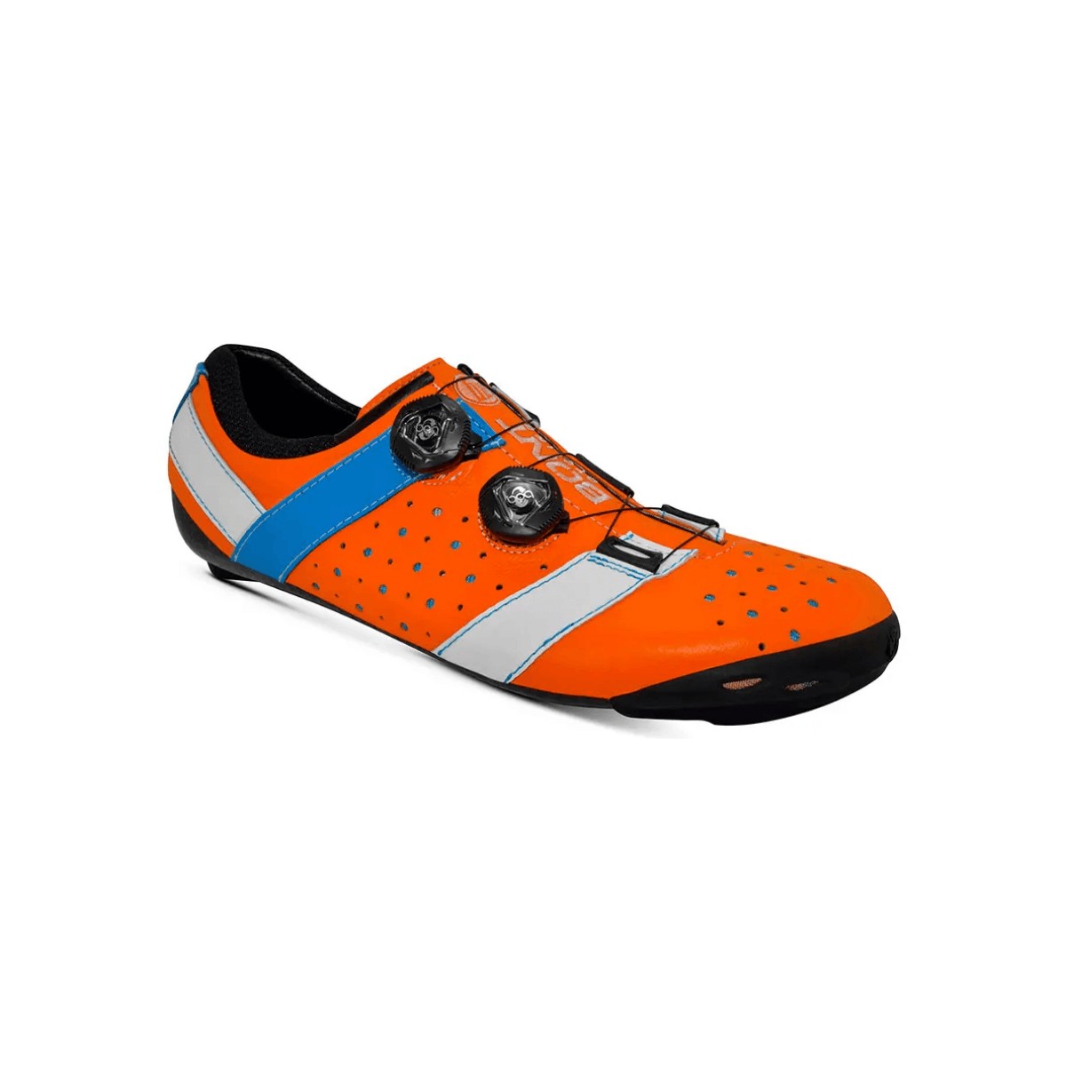 Bont Vaypor + Kangaroo Leather Shoes Orange Blue, Size 42 - EUR
