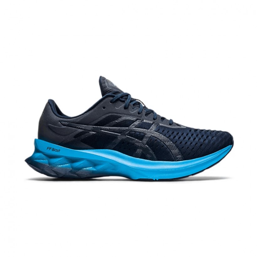 Asics Novablast Laufschuhe Blau Schwarz PV21