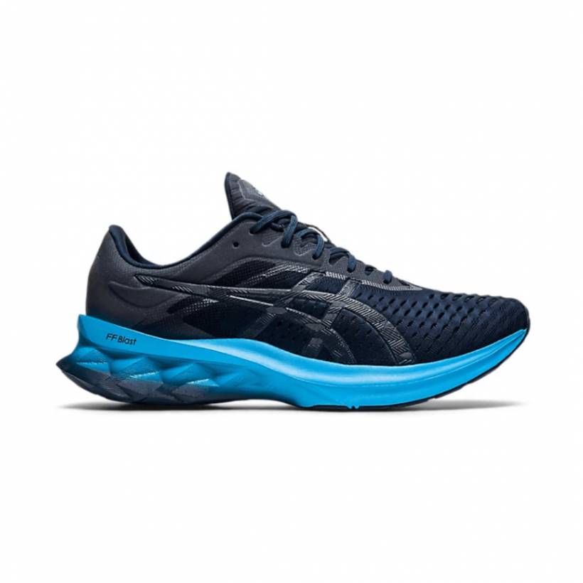 Asics Novablast Chaussures De Course Bleu Noir PV21