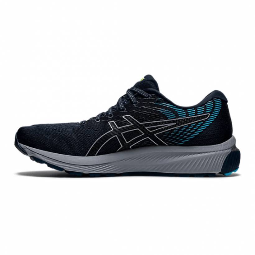 Asics Gel-Cumulus 22 Chaussures De Course Noir Bleu Vert SS21
