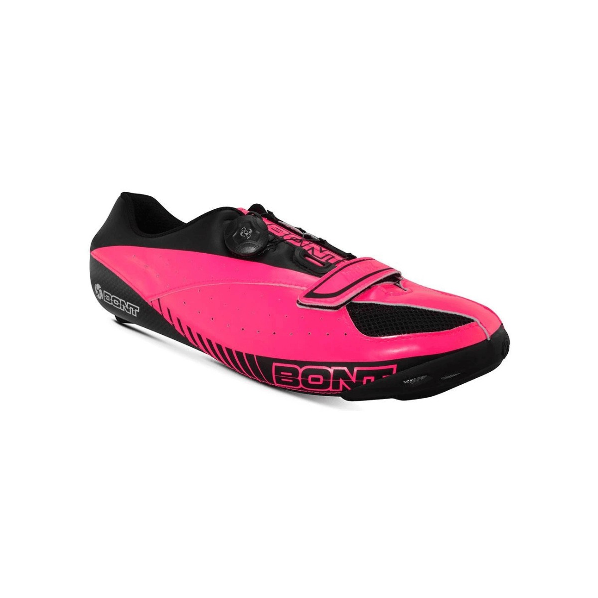 Rot/Schwarz günstig Kaufen-Bont Blitz Rennradschuhe Pink Schwarz, Größe 37 - EUR. Bont Blitz Rennradschuhe Pink Schwarz, Größe 37 - EUR <![CDATA[Bont Blitz Rennradschuhe Pink Schwarz
 Die Bont Blitz Rennradschuhe sind High-End-Schuhe, die sich perfekt an den Fu